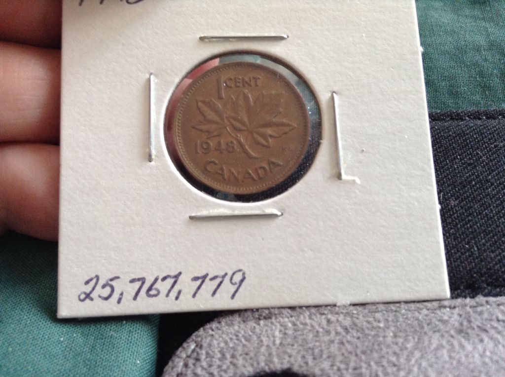 5 Cent 1967 Canada Roll
