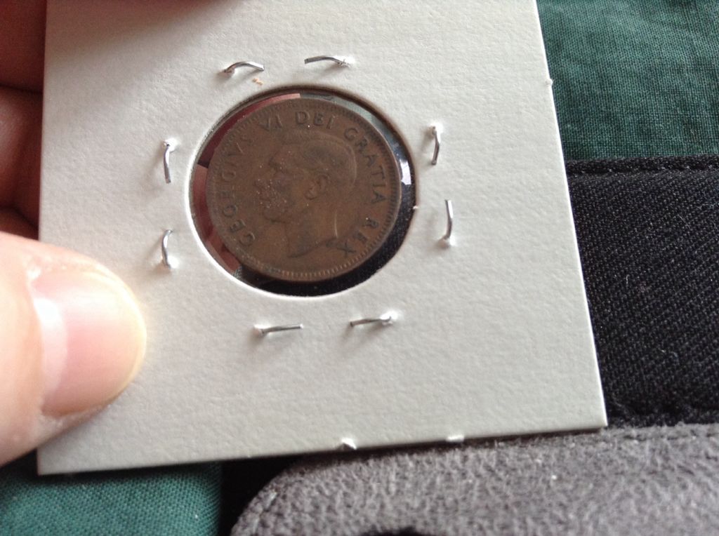 Canadian Penny 1950  coin collectible - Main Image 2