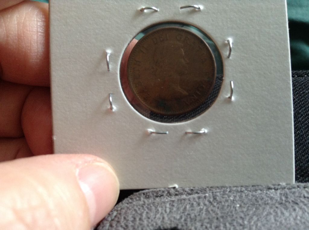 Canadian Penny 1958  coin collectible - Main Image 2