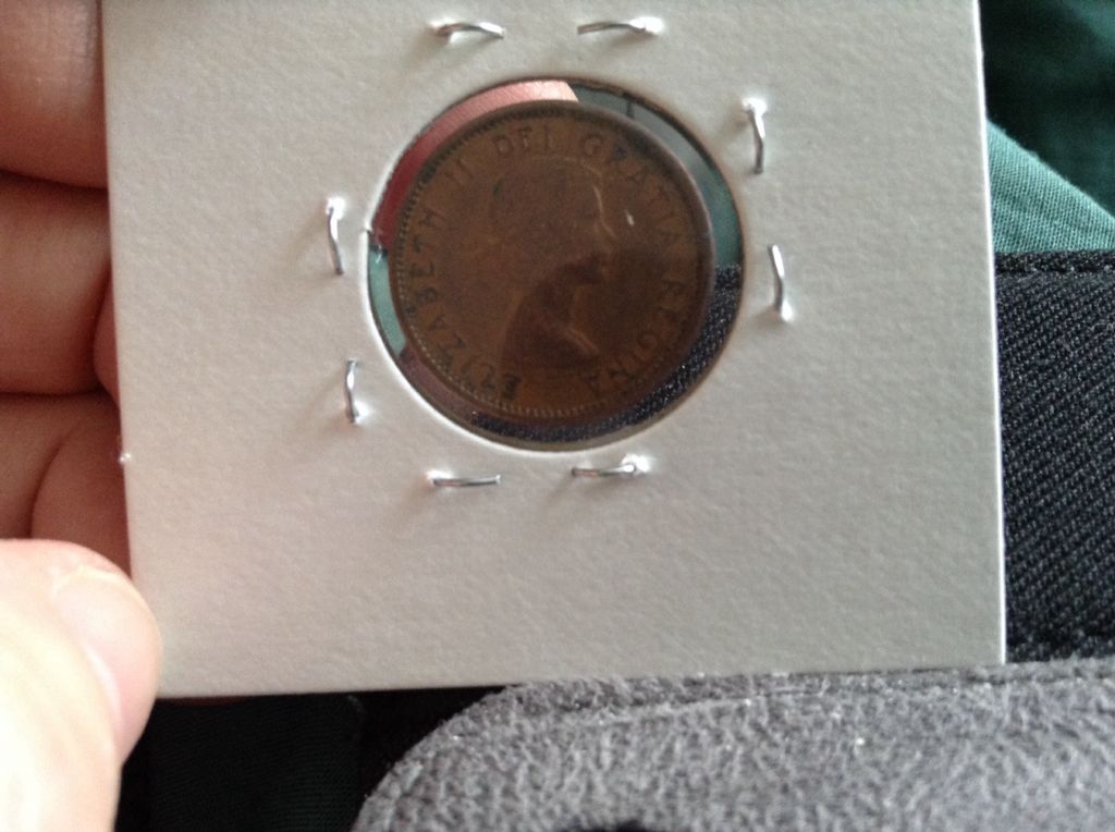 Canadian Penny 1959  coin collectible - Main Image 2