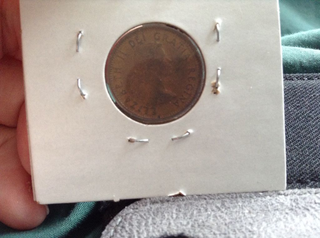 Canadian Penny 1963  coin collectible - Main Image 2