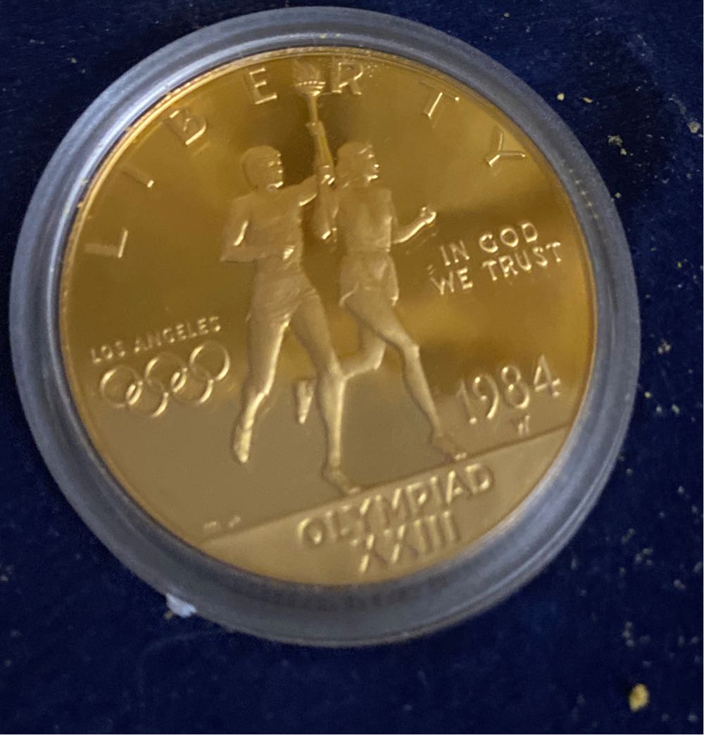 Xxxiii Olimpiad Gold Eagle  coin collectible - Main Image 2
