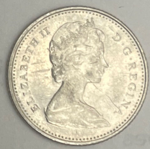 1-Canadian Dime, 1972  coin collectible - Main Image 2