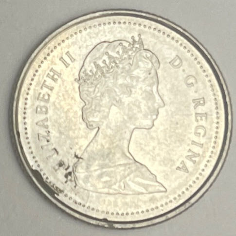 1-Canadian Dime, 1987  coin collectible - Main Image 2