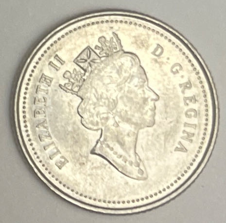 1-Canadian Dime, 1990  coin collectible - Main Image 2