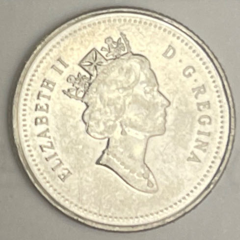 1-Canadian Dime, 1996  coin collectible - Main Image 2