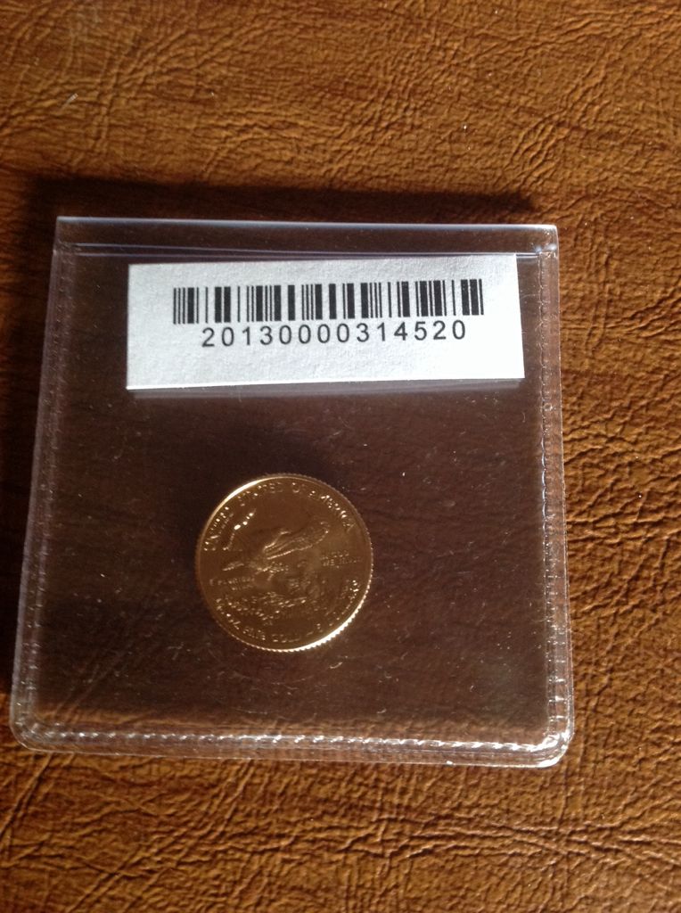 Gold American Eagle 1/10 Troy Ounce  coin collectible - Main Image 2