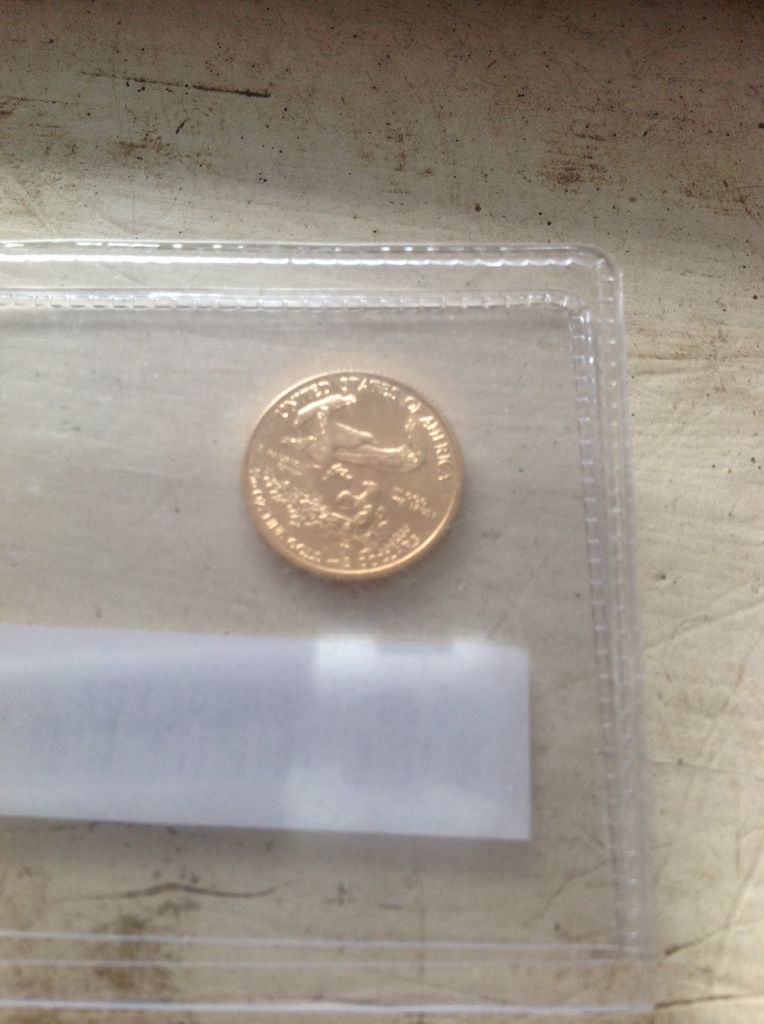 Gold American Eagle 1/10 Troy Ounce 99999  coin collectible - Main Image 2