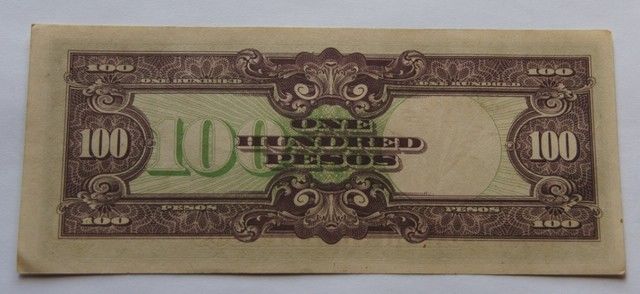 Japanese 100 Pesos  coin collectible - Main Image 2