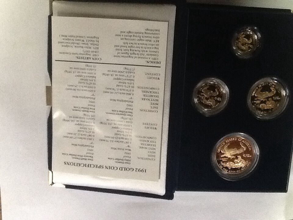 1992 American Eagles Gold Coin Set   coin collectible - Main Image 2