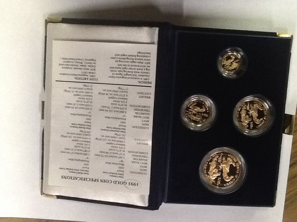 1991 American Eagles Gold Coin Set   coin collectible - Main Image 2