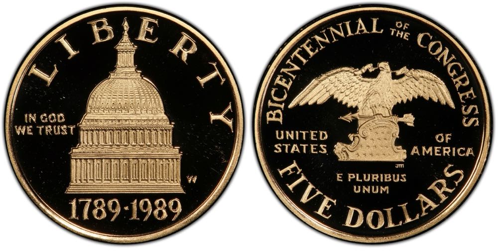 1989 Congressional Commemorative Coin  coin collectible - Main Image 3