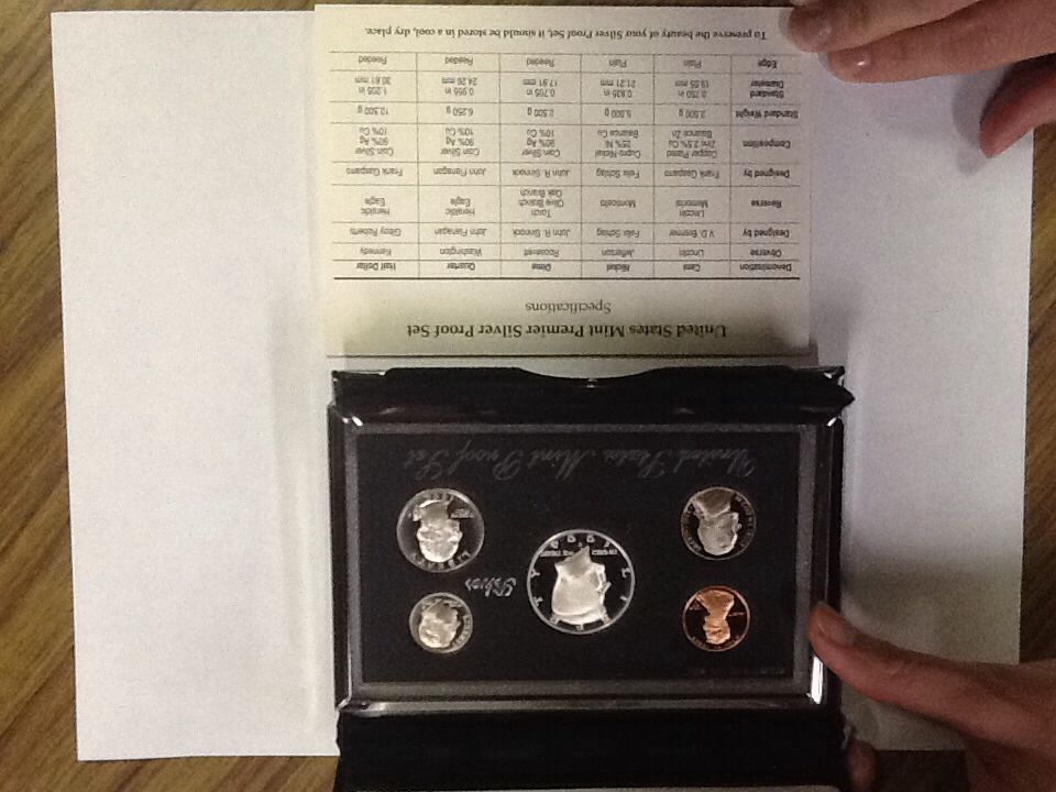 1994 United States Mint Premier Silver Proof Set coin collectible - Main Image 1