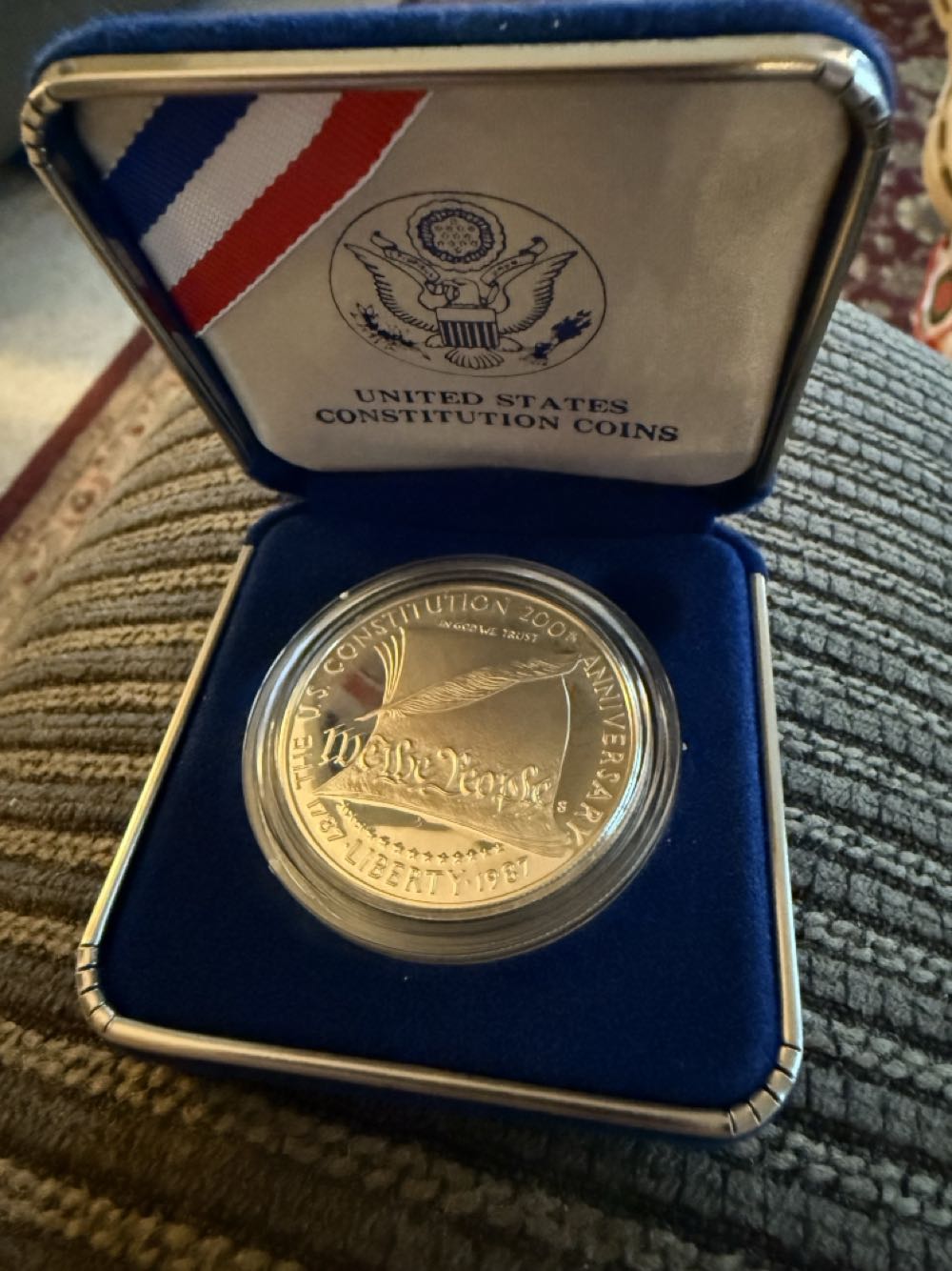 1987 United States Constitution Coins Silver Dollar  coin collectible - Main Image 3