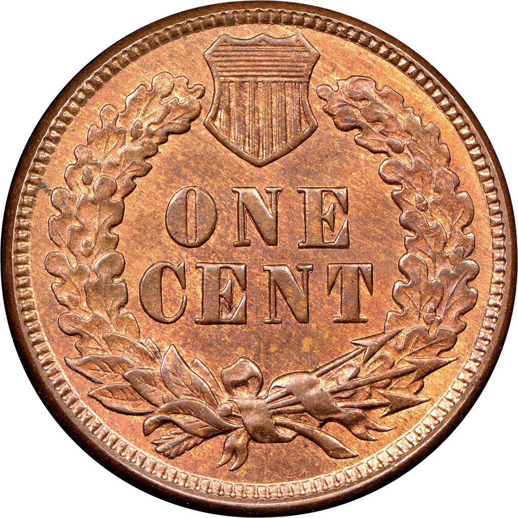 1875 Indian Head Cent  coin collectible - Main Image 2
