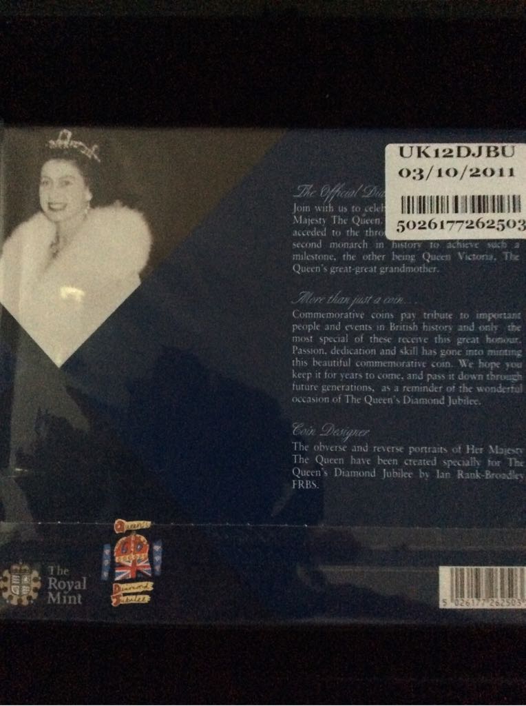 2012 Diamond Jubilee Crown BU Pack, The  coin collectible - Main Image 2