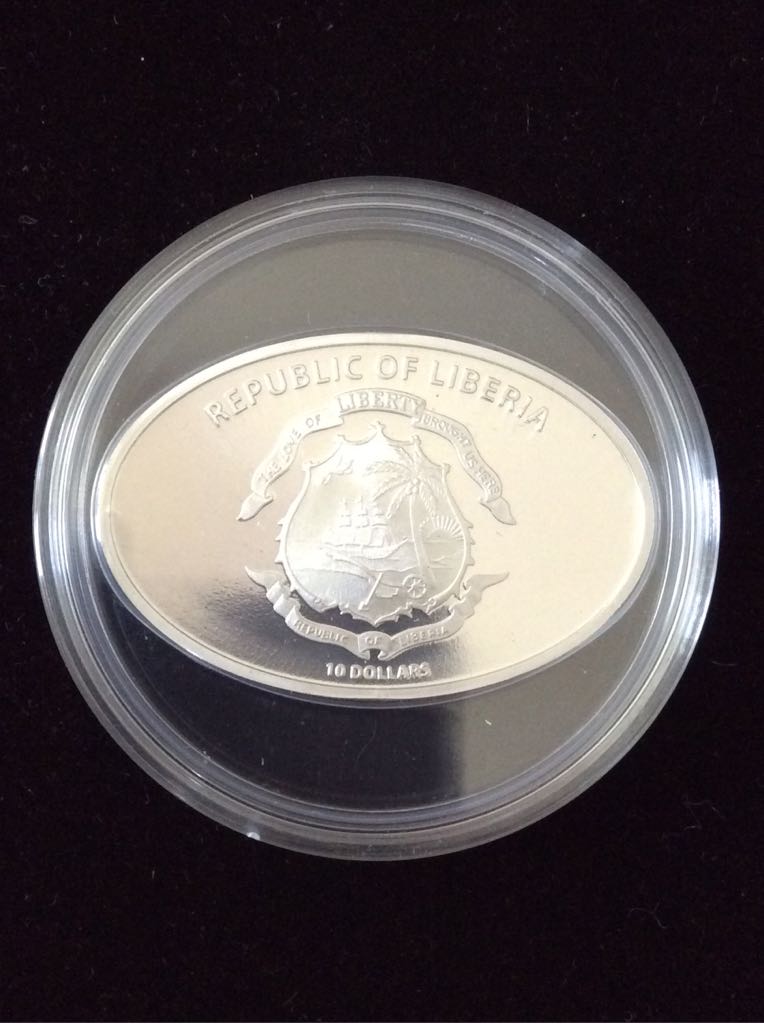 Liberian $10 HMS Titanic Expedition 2000 Coin  coin collectible - Main Image 2
