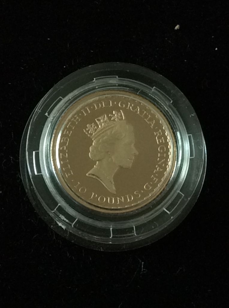 Britannia £10 Gold Proof - 1/10th Ounce  coin collectible - Main Image 2