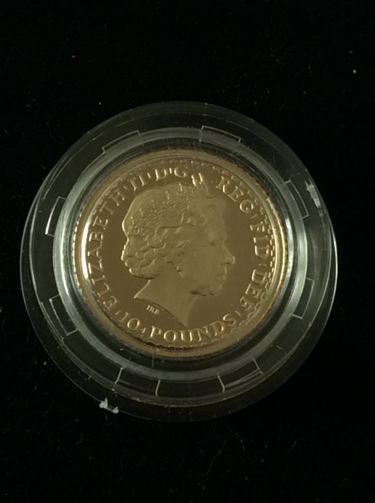 Britannia £10 Gold Proof - 1/10th Ounce  coin collectible - Main Image 2