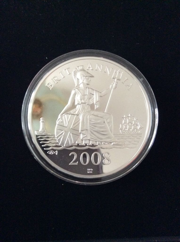 Britannia - The 2008 Anniversary Of The RAF ’The Spitfire’ (No.1)  coin collectible - Main Image 2