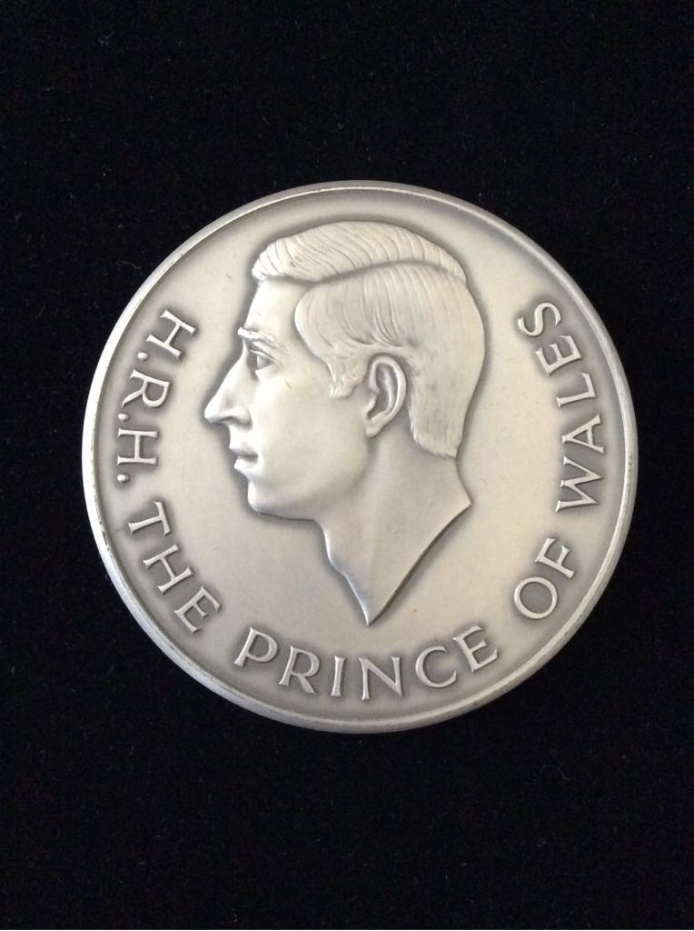 Prince Charles Investiture 25th Anniversary Medal  coin collectible - Main Image 2