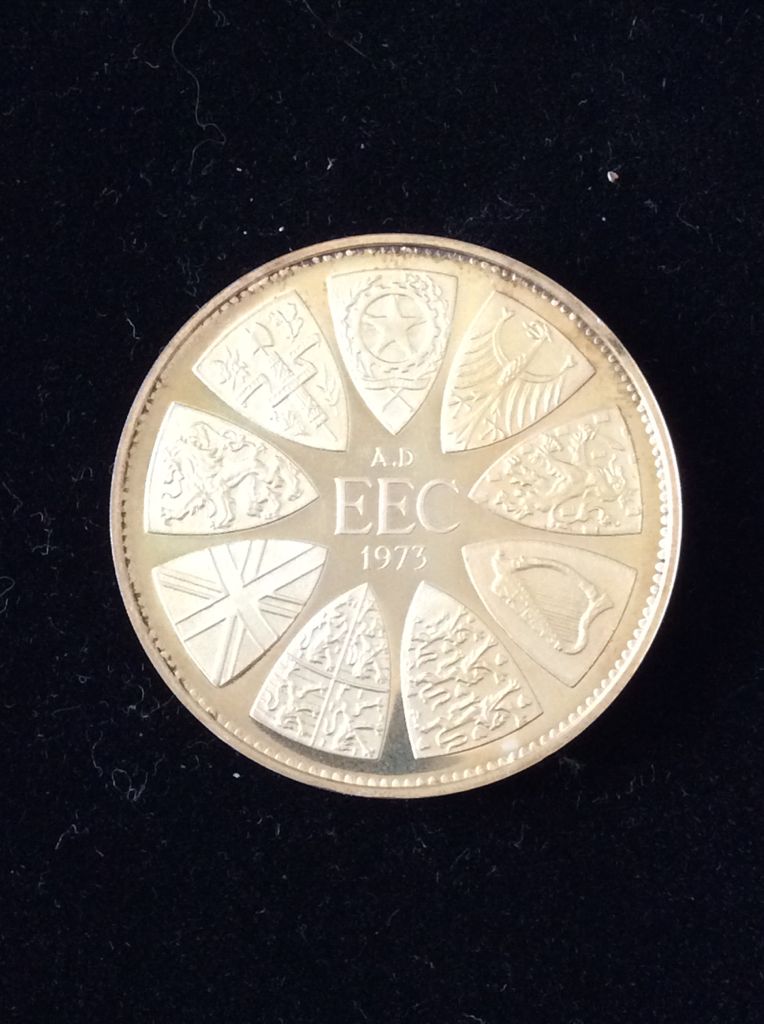Medal Commemorating Edward Heath And Entering The EEC  coin collectible - Main Image 2