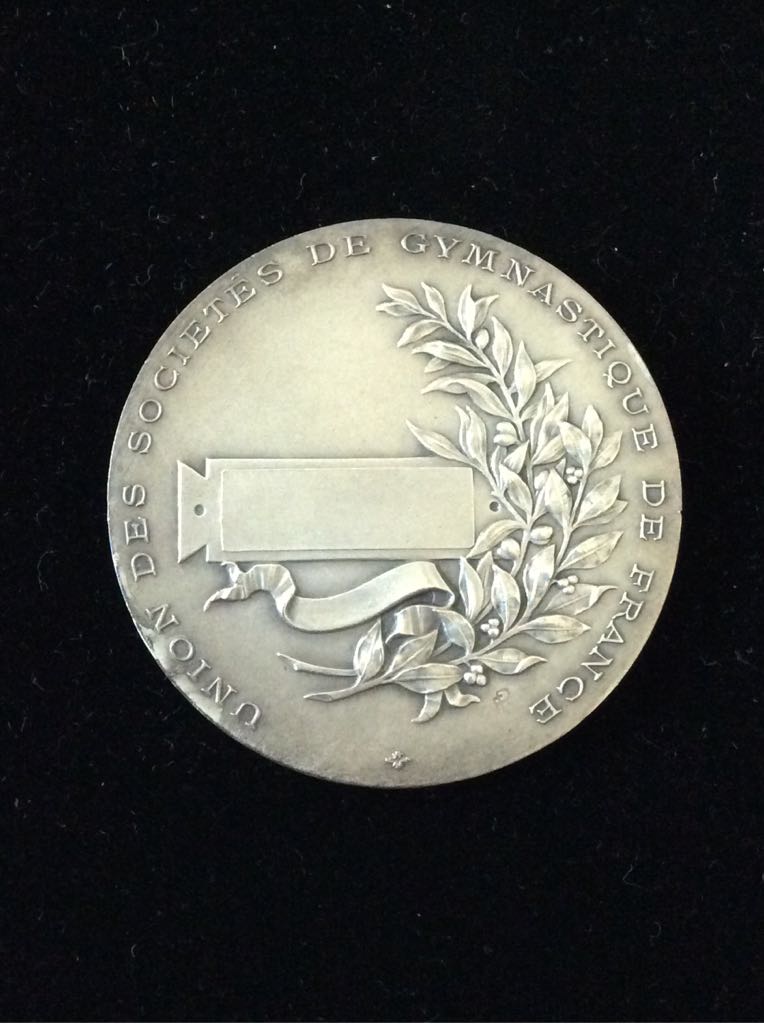 Union Des Societes De Gymnastique De France Medal  coin collectible - Main Image 2
