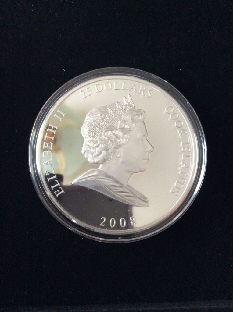Cook Islands $25 Proof History Of The Royal Family - Queen Elizabeth I  coin collectible - Main Image 2