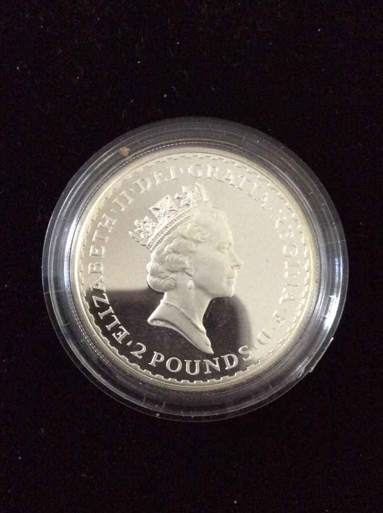 Britannia £2 Proof 1 Ounce  coin collectible - Main Image 2