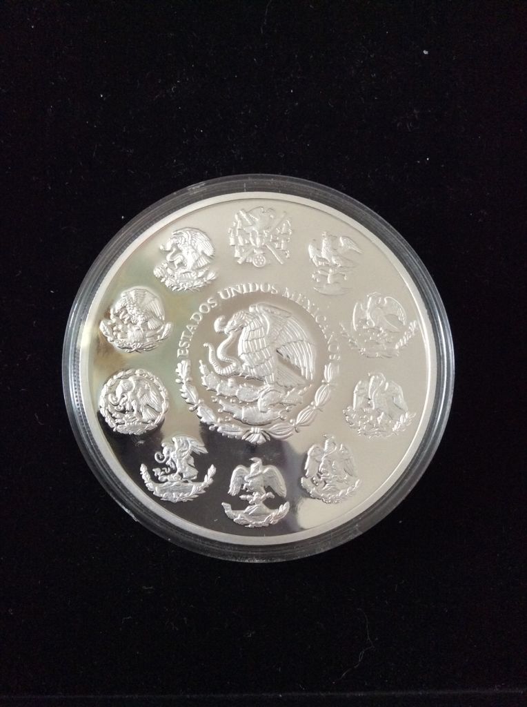 Mexican Libertad Silver Proof - 5 Ounce  coin collectible - Main Image 2