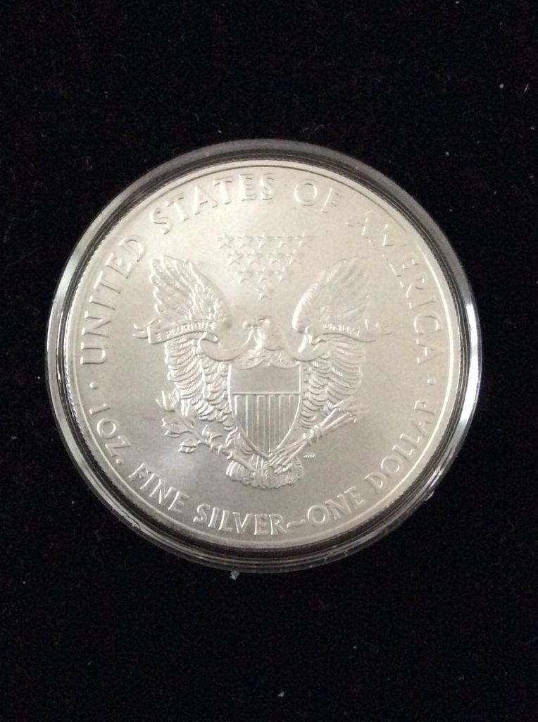 US Eagle Silver Bullion Colorised Spirit Of America  coin collectible - Main Image 2