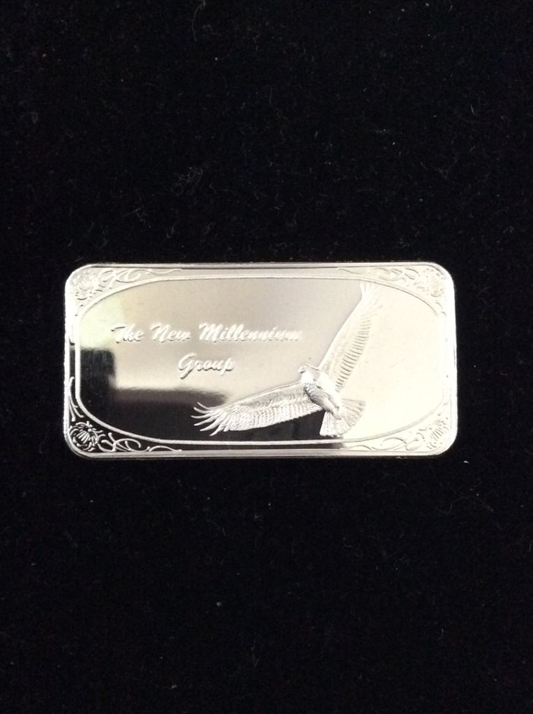 New Millenium Group Silver One Ounce Bar (No.1), The  coin collectible - Main Image 2