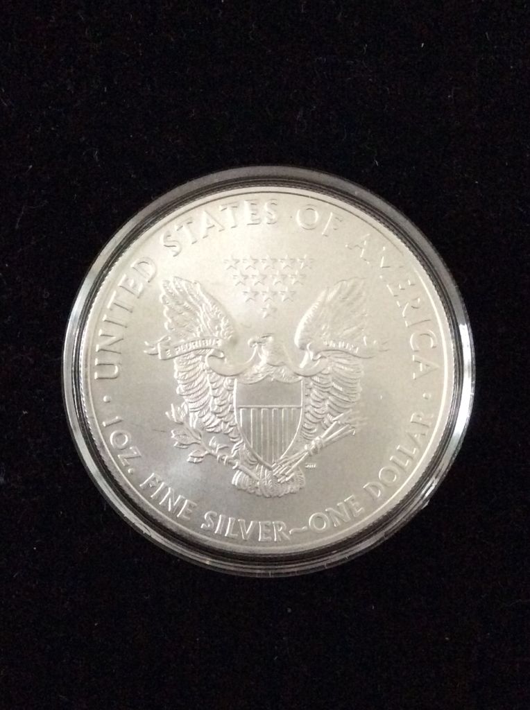 US Eagle Silver Bullion Colorised WTC 9/11 - 7th Anniversay  coin collectible - Main Image 2