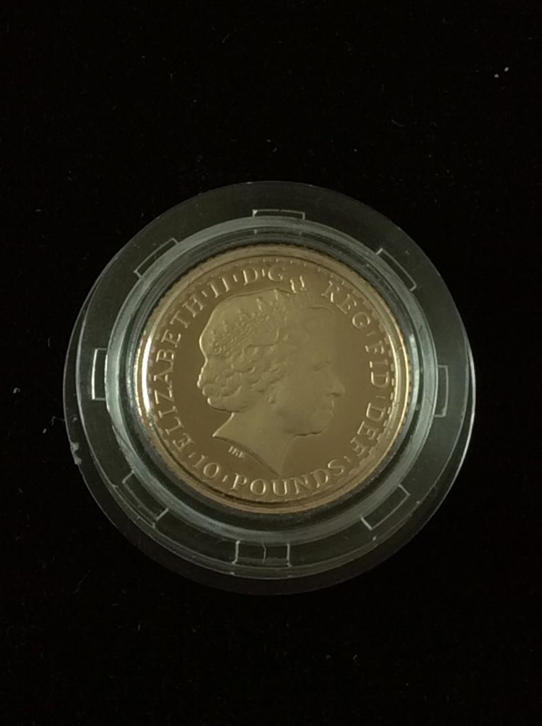 Britannia £10 Gold Proof - 1/10th Ounce coin collectible - Main Image 2
