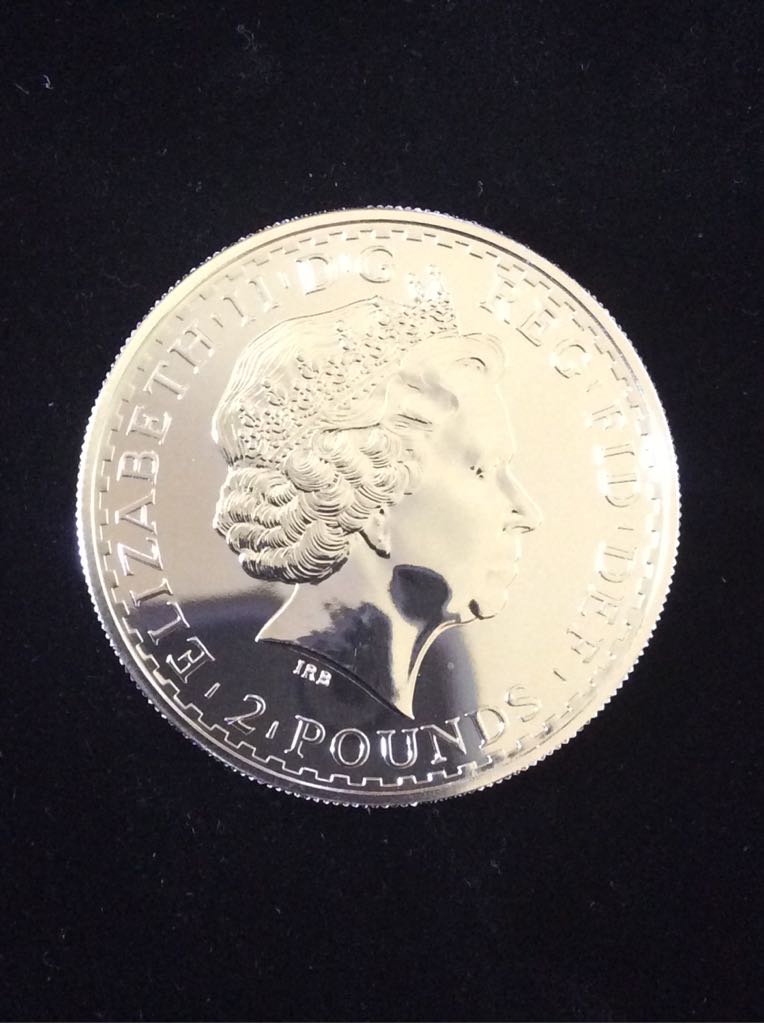 Britannia £2 Silver Bullion Gold Silhouette  coin collectible - Main Image 2