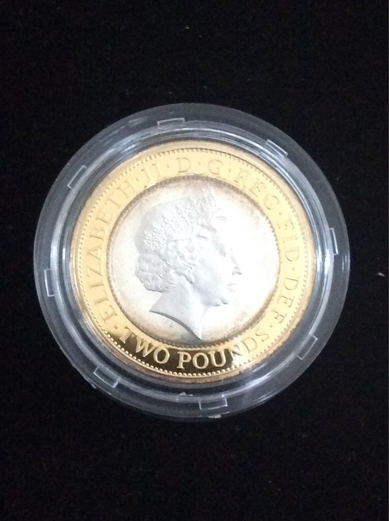 Olympic Games Handover Ceremony £2 Piedfort  coin collectible - Main Image 2