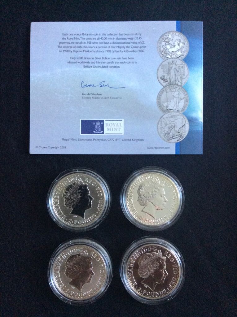 Britannia £2 Silver Bullion Design Collection  coin collectible - Main Image 2