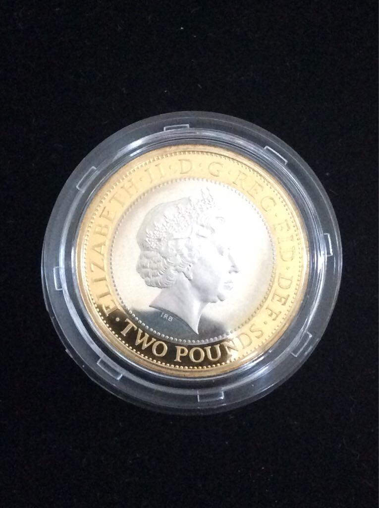 Olympic Games Handover Ceremony £2 Silver Proof  coin collectible - Main Image 2