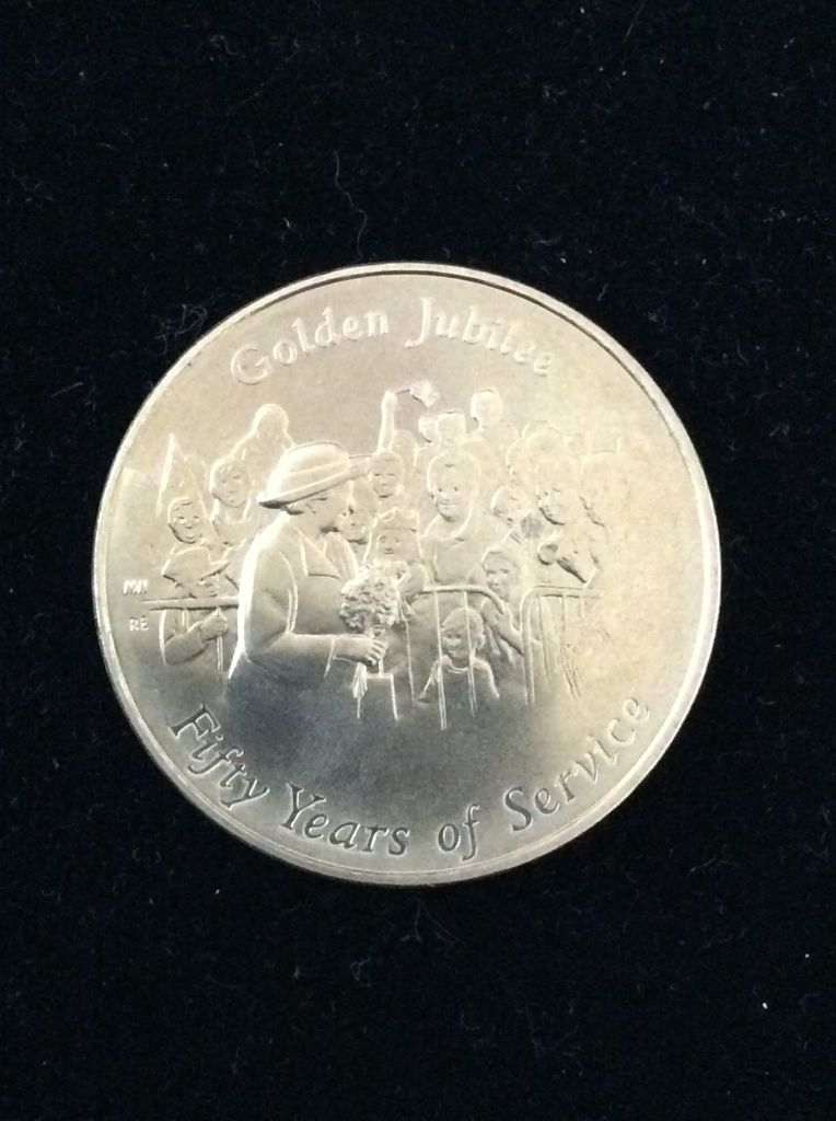 Queen’s Golden Jubilee Medal, The  coin collectible - Main Image 2