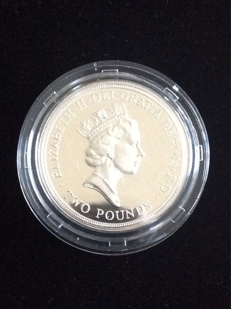 300th Anniversary Of The Bank Of England £2 Silver Proof  coin collectible - Main Image 2