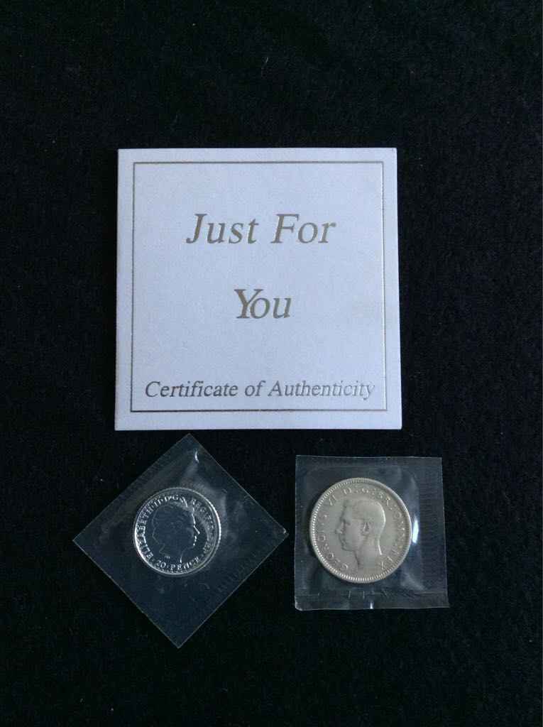 Just For You - Britannia 20p 1/10th Ounce And Silver Six Pence  coin collectible - Main Image 2