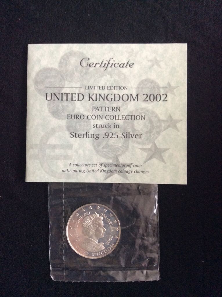 UK Silver Pattern Euro Coin Collection  coin collectible - Main Image 2