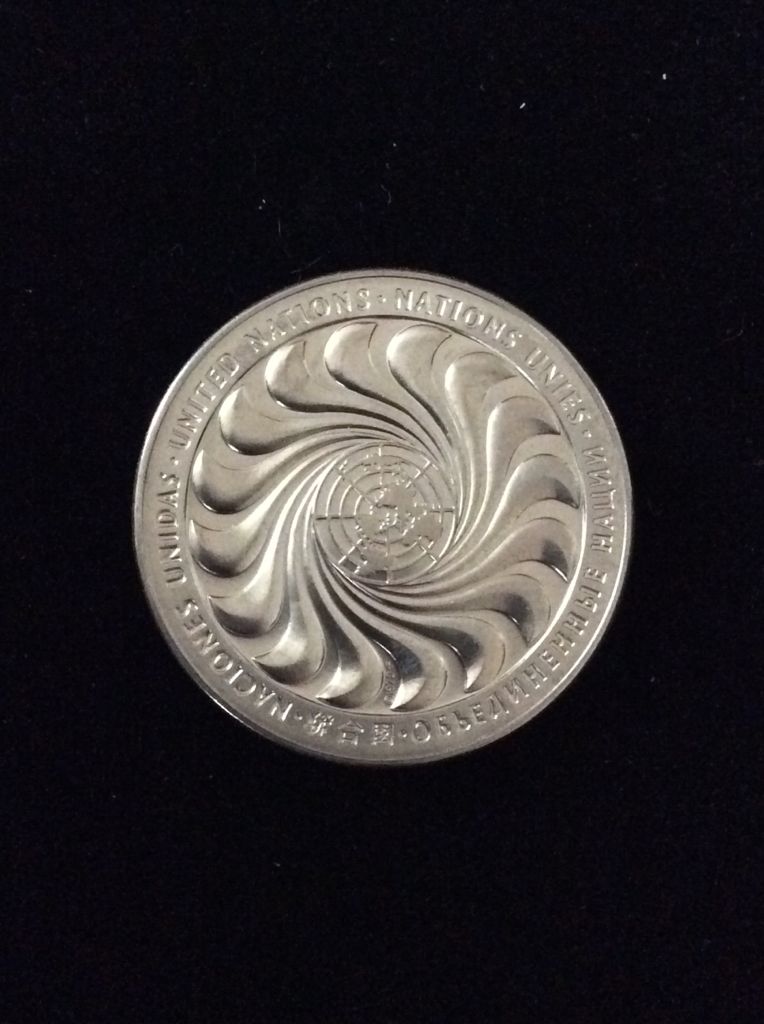 United Nations Medal - Youth For Peace  coin collectible - Main Image 2