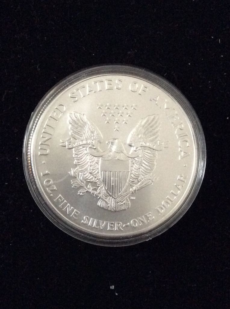 US Eagle Silver Bullion Colorised WTC 9/11  coin collectible - Main Image 2