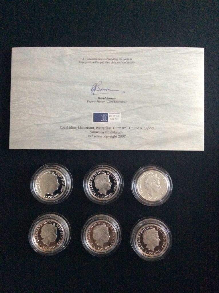 Britannia £1 20th Anniversay Set - 6 Coins  coin collectible - Main Image 2