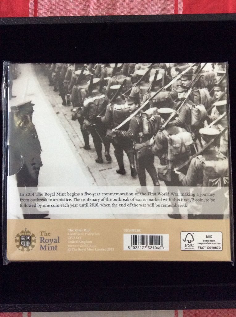 2014 £2 Coin - 100th Anniversary Of The First World War  coin collectible - Main Image 2