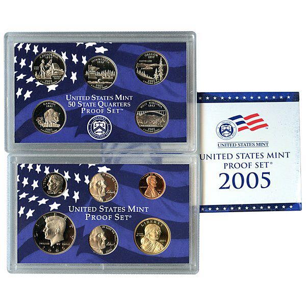 US Mint Proof Set 2005  coin collectible - Main Image 2