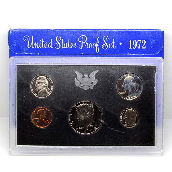 US Mint Proof Set 1972  coin collectible - Main Image 1