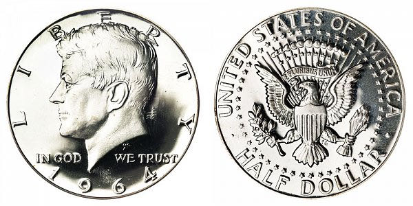 USA 1964 Kennedy Half Dollar   coin collectible - Main Image 3