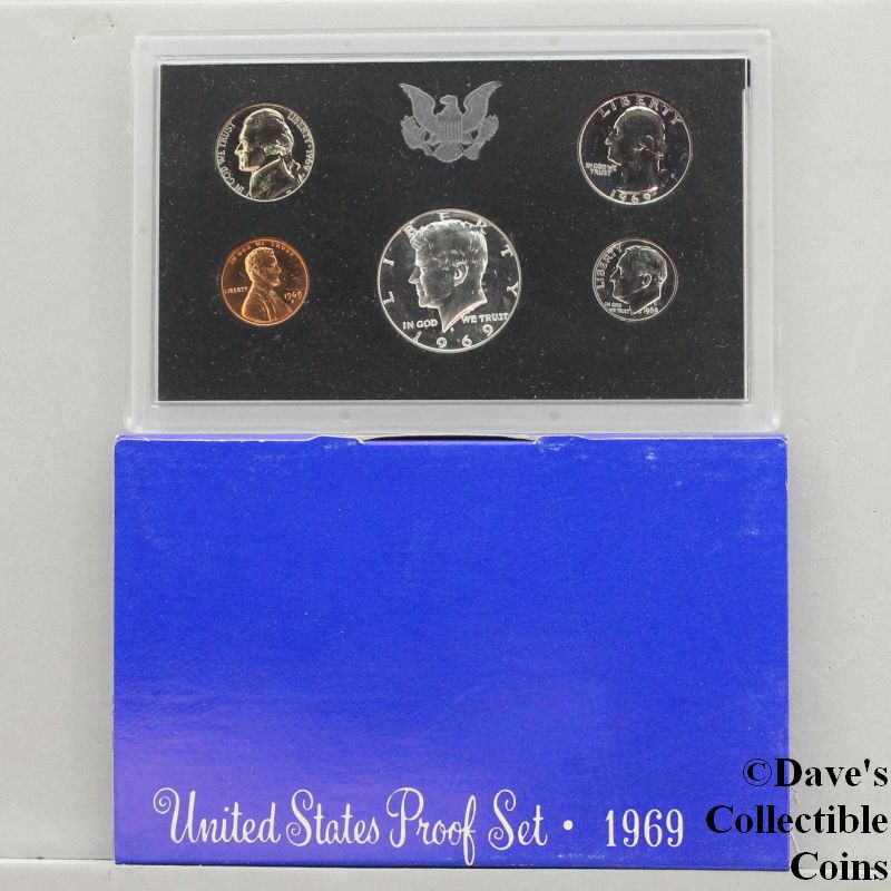 1969 Proof Set  coin collectible - Main Image 2